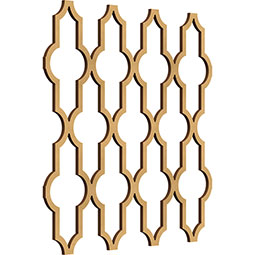 Ekena Millwork - WALWCSB - Casablanca Decorative Fretwork Wood Wall Panels