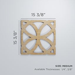 Ekena Millwork - WALWDVN - Daventry Decorative Fretwork Wood Wall Panels