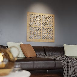 Ekena Millwork - WALWEBG - Edinburg Decorative Fretwork Wood Wall Panels