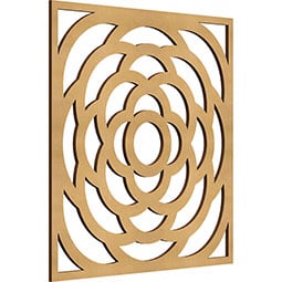 Ekena Millwork - WALWEBG - Edinburg Decorative Fretwork Wood Wall Panels