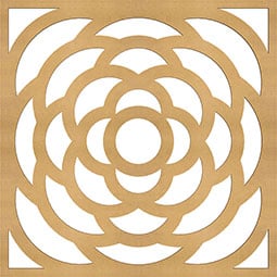 Ekena Millwork - WALWEBG - Edinburg Decorative Fretwork Wood Wall Panels