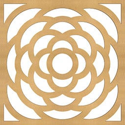 Ekena Millwork - WALWEBG - Edinburg Decorative Fretwork Wood Wall Panels