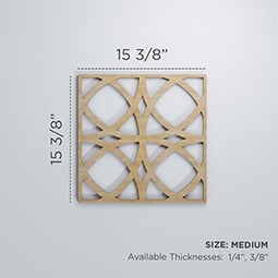 Ekena Millwork - WALWFLT - Fleetwood Decorative Fretwork Wood Wall Panels