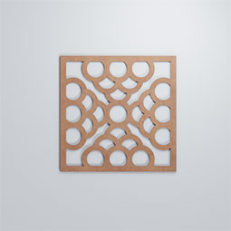 Ekena Millwork - WALWGLN - Harlingen Decorative Fretwork Wood Wall Panels