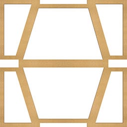 Ekena Millwork - WALWGLY - Greeley Decorative Fretwork Wood Wall Panels