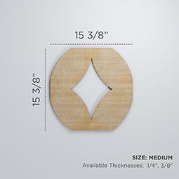 Ekena Millwork - WALWGSH - Gresham Decorative Fretwork Wood Wall Panels