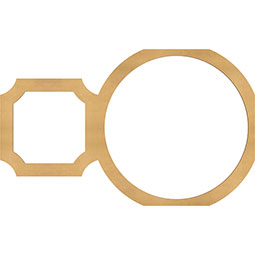 Ekena Millwork - WALWHEM - Hemingway Decorative Fretwork Wood Wall Panels