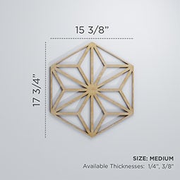 Ekena Millwork - WALWHMP - Hampton Decorative Fretwork Wood Wall Panels