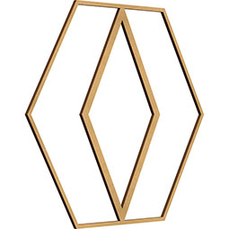 Ekena Millwork - WALWHRE - Hillrose Decorative Fretwork Wood Wall Panels