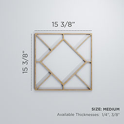 Ekena Millwork - WALWHSN - Hudson Decorative Fretwork Wood Wall Panels