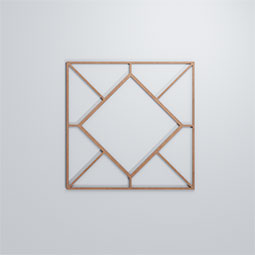 Ekena Millwork - WALWHSN - Hudson Decorative Fretwork Wood Wall Panels