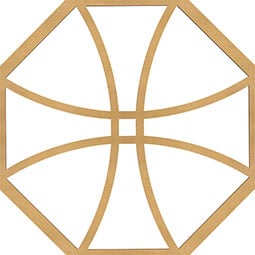 Ekena Millwork - WALWHWL - Haswell Decorative Fretwork Wood Wall Panels