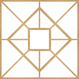 Ekena Millwork - WALWJTN - Jamestown Decorative Fretwork Wood Wall Panels