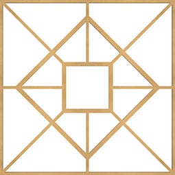 Ekena Millwork - WALWJTN - Jamestown Decorative Fretwork Wood Wall Panels