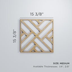 Ekena Millwork - WALWKLN - Killeen Decorative Fretwork Wood Wall Panels