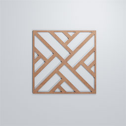 Ekena Millwork - WALWKLN - Killeen Decorative Fretwork Wood Wall Panels