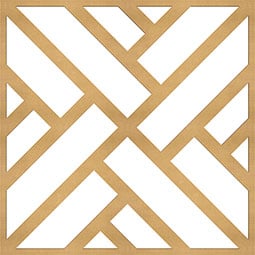 Ekena Millwork - WALWKLN - Killeen Decorative Fretwork Wood Wall Panels