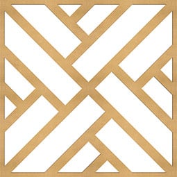 Ekena Millwork - WALWKLN - Killeen Decorative Fretwork Wood Wall Panels