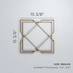 Ekena Millwork - WALWKWA - Kiowa Decorative Fretwork Wood Wall Panels