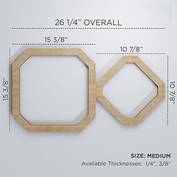 Ekena Millwork - WALWLKH - Lockhart Decorative Fretwork Wood Wall Panels