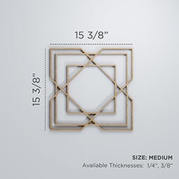 Ekena Millwork - WALWLWD - Lakewood Decorative Fretwork Wood Wall Panels