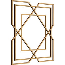 Ekena Millwork - WALWLWD - Lakewood Decorative Fretwork Wood Wall Panels