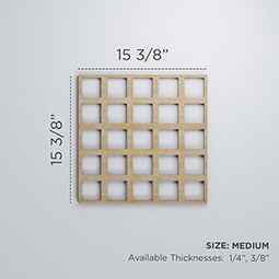 Ekena Millwork - WALWMNC - Manchester Decorative Fretwork Wood Wall Panels