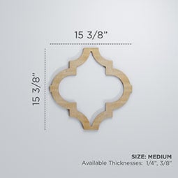 Ekena Millwork - WALWMRK - Marrakesh Decorative Fretwork Wood Wall Panels