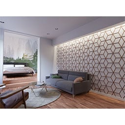 Ekena Millwork - WALWPBL - Pueblo Decorative Fretwork Wood Wall Panels