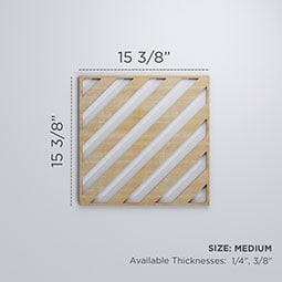 Ekena Millwork - WALWRTW - Rothwell Decorative Fretwork Wood Wall Panels