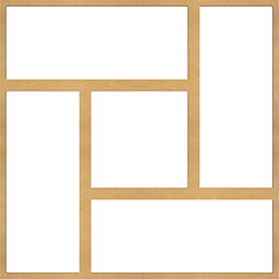 Ekena Millwork - WALWSHF - Sheffield Decorative Fretwork Wood Wall Panels