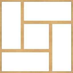 Ekena Millwork - WALWSHF - Sheffield Decorative Fretwork Wood Wall Panels