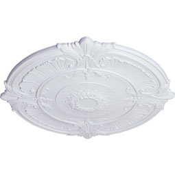 Ekena Millwork - CM39AT_P - Endurathane Attica Ceiling Medallion, 39 1/2"OD x 2 1/2"P (Fits Canopies up to 3 3/4")