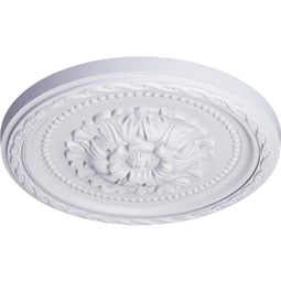 Ekena Millwork - CM11PA_P - Endurathane Palmetto Ceiling Medallion, 11 1/2"OD x 1"P