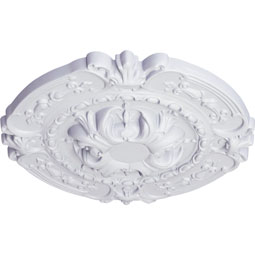 Ekena Millwork - CM17SO_P - Endurathane Southampton Ceiling Medallion, 16 3/8"OD x 1 3/4"P (Fits Canopies up to 2 3/4")