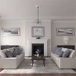 Ekena Millwork - CM17SO_P - Endurathane Southampton Ceiling Medallion, 16 3/8"OD x 1 3/4"P (Fits Canopies up to 2 3/4")