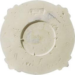Ekena Millwork - CM17HA_P - Endurathane Hamilton Ceiling Medallion, 17 3/8"OD x 1 3/4"P (Fits Canopies up to 3 3/4")