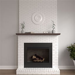 Ekena Millwork - CM19FO_P - Endurathane Foster Ceiling Medallion, 19 1/8"OD x 1"P (Fits Canopies up to 5 5/8")