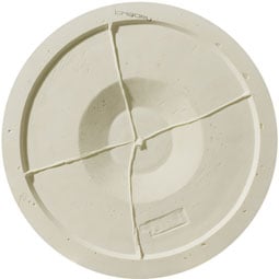 Ekena Millwork - CM20LU_P - Endurathane Lunel Ceiling Medallion, 20 1/4"OD x 1 1/2"P (Fits Canopies up to 3 3/4")