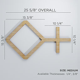 Ekena Millwork - WALWCAM - Cameron Decorative Fretwork Wood Wall Panels