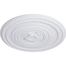 Ekena Millwork - CM26PE_P - Endurathane Pearl Ceiling Medallion, 26 1/4"OD x 1 1/2"P (Fits Canopies up to 1 7/8")