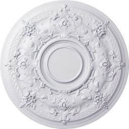 Ekena Millwork - CM29DA_P - Endurathane Darnay Ceiling Medallion, 29 1/4"OD x 2"P (Fits Canopies up to 7 1/4")