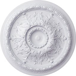 Ekena Millwork - CM28ST_P - Endurathane Stockport Ceiling Medallion, 28"OD x 2 3/4"P (Fits Canopies up to 6 1/4")