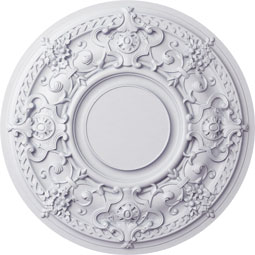Ekena Millwork - CM32JA_P - Endurathane Jackson Ceiling Medallion, 32 3/4"OD x 2 1/2"P (Fits Canopies up to 13 1/2")