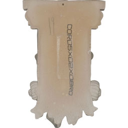 Ekena Millwork - COR05X02X08RO - Endurathane Rose Corbel, 5 1/4"W x 2 3/4"D x 8 1/8"H, Factory Primed