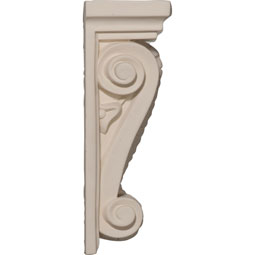 Ekena Millwork - COR05X02X07SA - Endurathane Salem Corbel, 5"W x 2 1/2"D x 7 7/8"H, Factory Primed