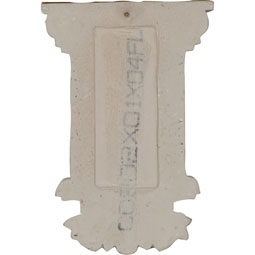 Ekena Millwork - COR02X01X04VL - Endurathane Valletta Corbel, 2 7/8"W x 1 5/8"D x 4 3/8"H, Factory Primed