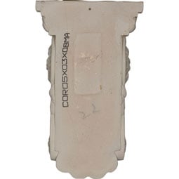 Ekena Millwork - COR05X03X08AT - Endurathane Attica Corbel, 5"W x 3 5/8"D x 8 3/8"H, Factory Primed
