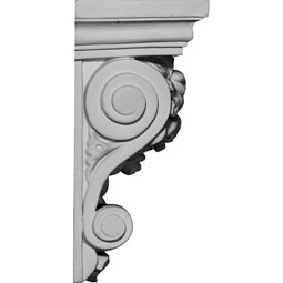 Ekena Millwork - COR04X03X05DU - Endurathane Dublin Corbel, 4"W x 2 3/4"D x 5 5/8"H, Factory Primed