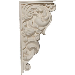 Ekena Millwork - COR17X03X08KE - Endurathane Kent Corbel, 3 5/8"W x 8 5/8"D x 17 1/4"H, Factory Primed